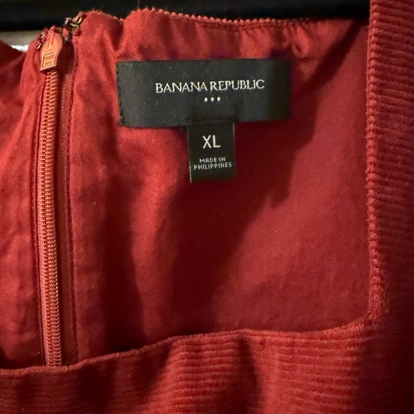 Banana Republic Burnt Orange Corduroy Mini Dress - Picture 2 of 6